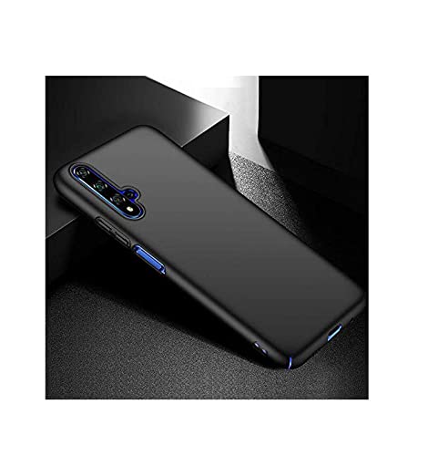 Image of Mobile Back Cover Case for Honor 20 (Silicone Case|CameraProtection|Black SC1510)