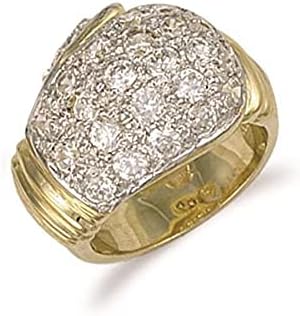 Genuine 9ct Yellow Gold Boxing Glove Ring 16mm