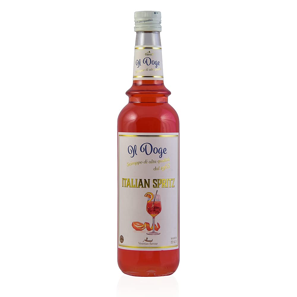 Il Doge Italian Spritz Syrup 0.7 Litre Alcohol Free, Gluten Free, Halal :  Amazon.com.be: Grocery