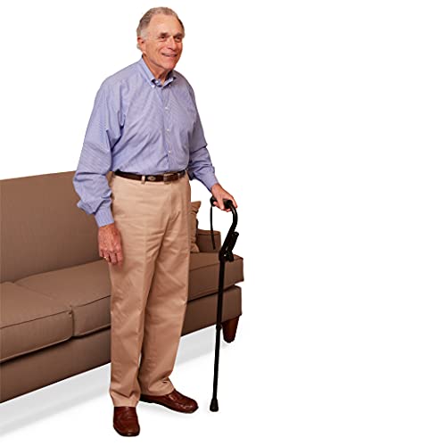 Carex Stand Assist Walking Cane - Includes Secondary Flip Down Handle For Added Support - Uplift Cane And Walking Stick For Seniors, Elderly, Disabled #TOP6