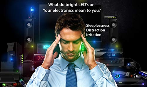 Image of LightDims Customizable Dimming Sheets (2 Sheets) Original Strength Dims 50-80% of Light, Extra Large Size 8 inchx10 inch Retail Packaging