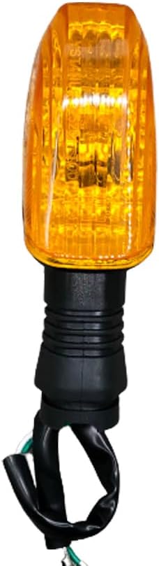 Miniatura 3 de 1 Pair Yellow Lens Front Rear Motorcycle Turn Signal Indicator Light Lamp For Kawasaki KLE 500 650 Versys Z1000 Z750S Ninja 650R ZX-6R 600 636