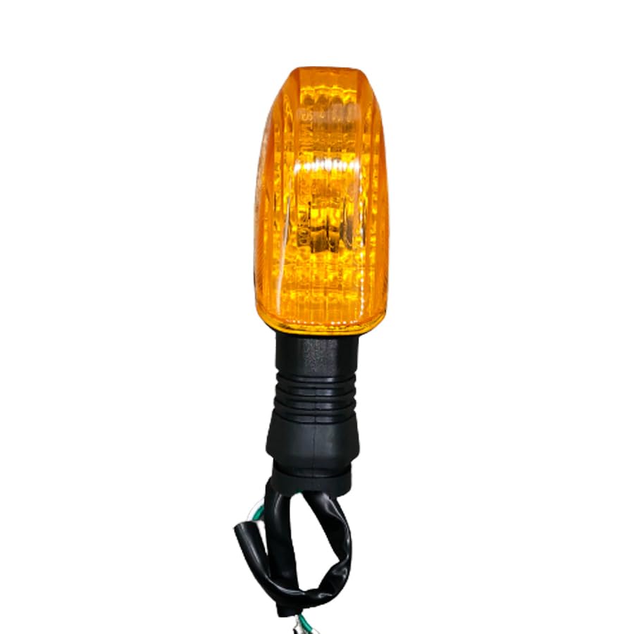 1 par de intermitentes delanteros y traseros de motocicleta con lente amarilla para Kawasaki KLE 500 650 Versys Z1000 Z750S Ninja 650R ZX-6R 600 636