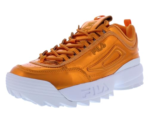 Fila Disruptor II femme orange soleil pour éviter les maux de pieds en marchant