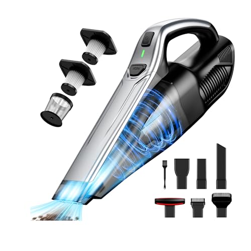Car Vacuum Handheld Vacuum Cordless: 6-in-1 Portable Mini Vacuum Cleaner by Finevio - Used condition - US$34.08