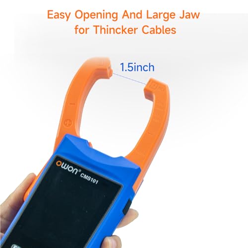 Image of OWON Digital Clamp Meter with 2.8-inch IPS LCD Display, AC /DC Oscilloscope Function 3 in 1, 20000 Count True RMS Auto-ranging Current Meter, Bluetooth Current Meter and Oscilloscope