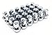 Set of 24 Veritek 14x1.5mm 13/16 Hex 1.7 Inch 44.5mm Length One Piece Chrome OEM Factory Style Large Acorn Seat Lug Nuts for Ford F-150 Expedition Lincoln Navigator Factory Wheels