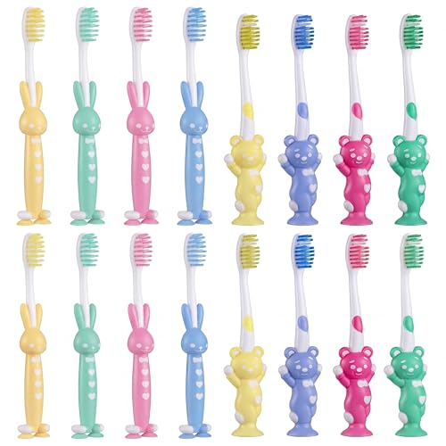 Brosses à dents manuelles enfants Patelai x24 à poils souples