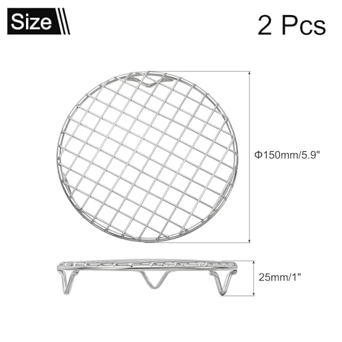 Accesorios de acero inoxidable 304 uxcell con acabado plateado pulido 3