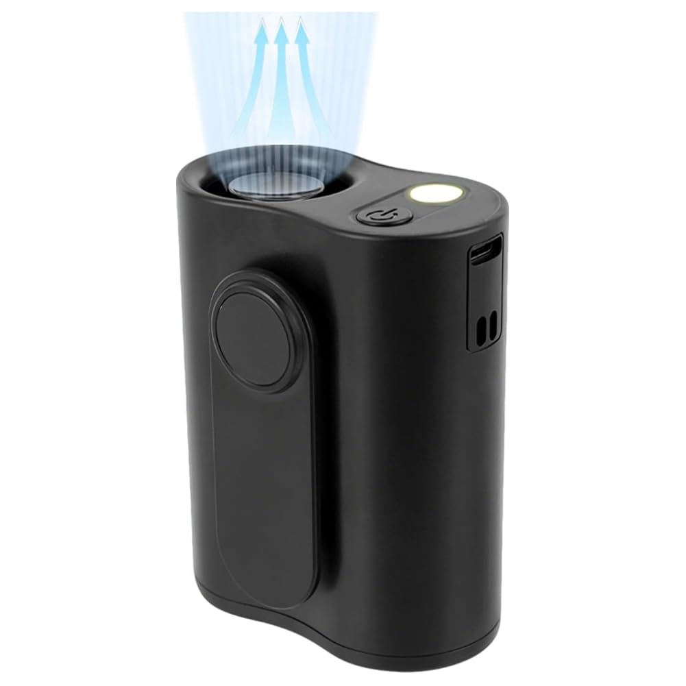 Ventilador de cuello y cintura manos libres con 5 velocidades ajustables