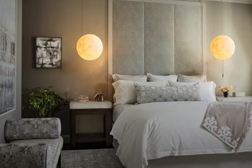Image of Wall Lamp Modern Minimalist Moonlight Wall Sconce with Soft Lighting, G9 Bulb Included, Perfect for Bedroom, Living Room, Bathroom, Hallway (2 Gold Pack)