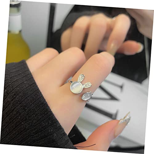 Bague réglable et bijoux mignons lapin carotte usage quotidien - 7