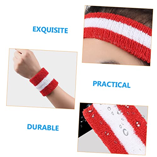 NOLITOY 2 Conjuntos Pulseira de pulseira esportiva faixa de cabelo esportivo faixa cabelo esportiva