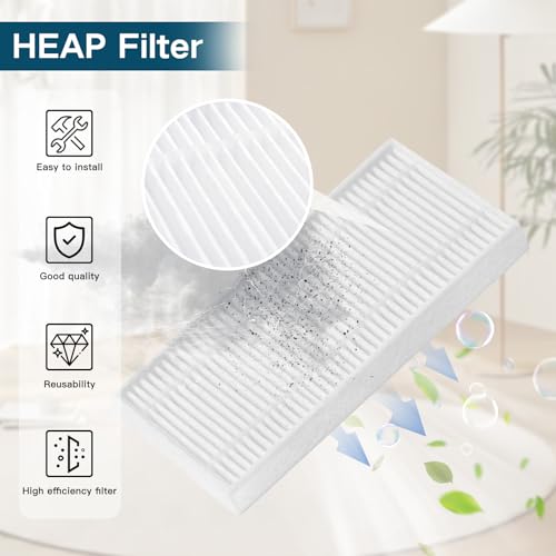 Image of Replacement Parts for Eufy C10 Robot Vacuum Cleaner Accessories, 2 Roller Brush, 4 HEPA Filters, 6 Side Brushes, 6 Dust Bags, 1 Clean Tool, 1 Screwdriver