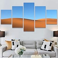 SIGNWIN 5 Panel Canvas Wall Art Modern Art Desert Multicolor Nature Photography Relax/Calm Southwest for Home Decorations Ready to Hang - 60