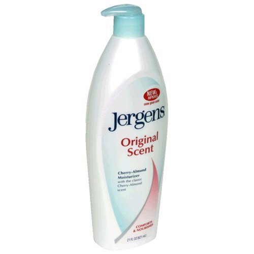 Jergens Cherry-Almond Moisturizer, Original Scent, 21-Ounce Bottles (Pack of 3)
