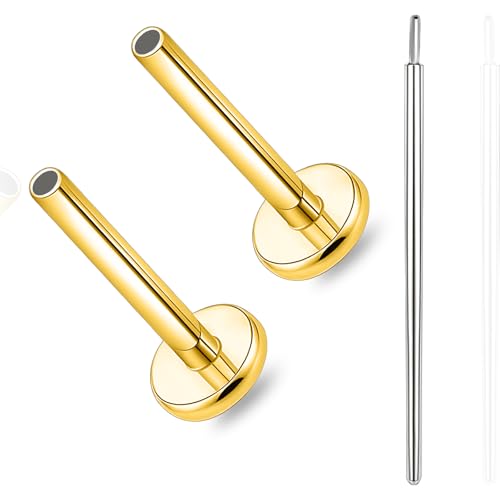 limerencia Titanium Threadless Bar Post Replacement for Body Piercing