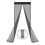 ADVANTAGE: CLOSE TO SILENT AND AUTOMATIC -When runaway pull the magnets apart and close the magnetic curtain tight and no gaps again. The transparent insect is air-permeable and allows you the summer to enjoy the sofa.