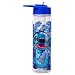 Silver Buffalo LI11118LG Sketchy Stitch Floral Glitter Double Walled Tritan Water Bottle, 18-oz