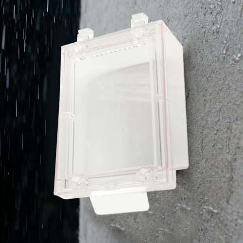 Boîtier transparent pour interrupteurs étanche à la poussière pour équipement