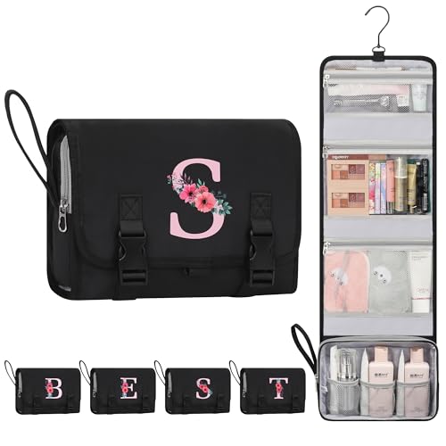 Relavel Hanging Toiletry Organizer Black