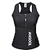 ANGOOL Adjustable Shaper Trainer Belt Sauna Tank Top Neoprene Sauna Suit,Black,XXX-Large