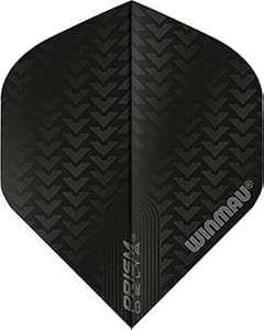 Winmau Prism Delta Black Dart Flights