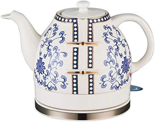 SLCHJX Kettles Kettle Electric Cordless | Tea Pot di Ceramica | 1l | 1000W | Shuto-off e Protezione da Asciugatura a ebollizione Veloce (Colore: Blu) Presente