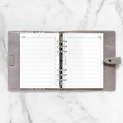 Filofax A5 Business Day Per Page English Appointments Diary - 2024, White - Image 4