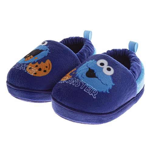 Sesame Street Slippers for Girls and Boys - Elmo Cookie Monster Abby Big Bird Oscar the Grouch Slipper House Sandals (sizes: 5-10 Toddler / 11-1 Little Kids)4