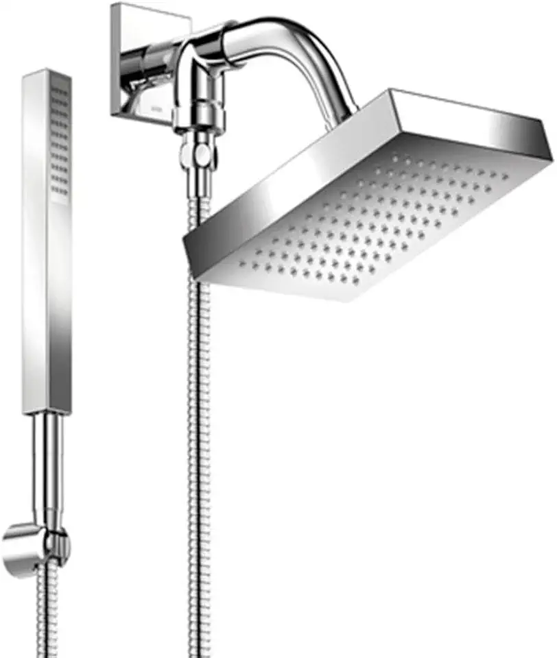 Docol Ducha Quadrada de Parede Cromada Heaven Q150 Com Chuveirinho