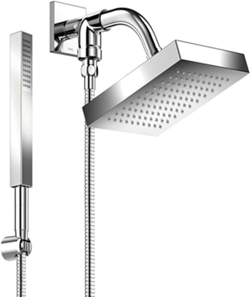 Docol Ducha Quadrada de Parede Cromada Heaven Q150 Com Chuveirinho