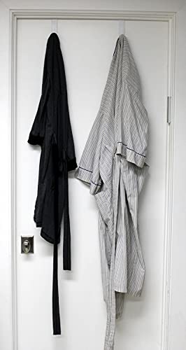 Dependable Industries Inc. Essentials Over-The-Door Hanger Hook Set – 4-Pack Of 3.5 In., Plastic Over-The-Door Hangers & White Over-The-Door Hooks – Over-Door Hooks For Hanging Clothes & Towels #TOP6