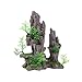 Saim Aquarium Mountain View Stone Ornament Tree Rock Cave Fish Tank Decoration