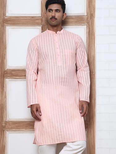 Image of Jompers Men's Cotton Striped Kurtas
