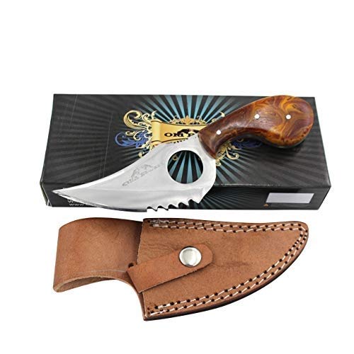Heavy Duty Multi-Color Fixed Blade Skinner Knife with Sheath