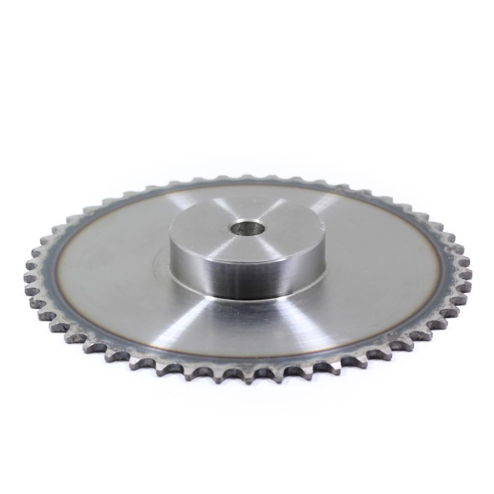 Set di Ingranaggi pignone, Denti dell'ingranaggio 1 Pezzo 45# Pignone di Trasmissione a Catena in Acciaio 10-28 Denti Catena a rulli Ingranaggio Passo 8 mm Ruota dentata Industriale(28 Teeth)