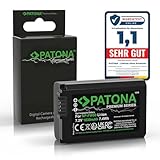 PATONA Premium Akku Ersatz für Sony NP-FW50 1030mAh kompatibel mit Sony Alpha 7 A7 A7S A7R A7II A6000 A6300 A6400 A6500 RX1R III DSC-RX1RM3 ZV-E10 DSC RX10 Mark II III IV NEX-3 NEX-5 NEX-6 NPFW50