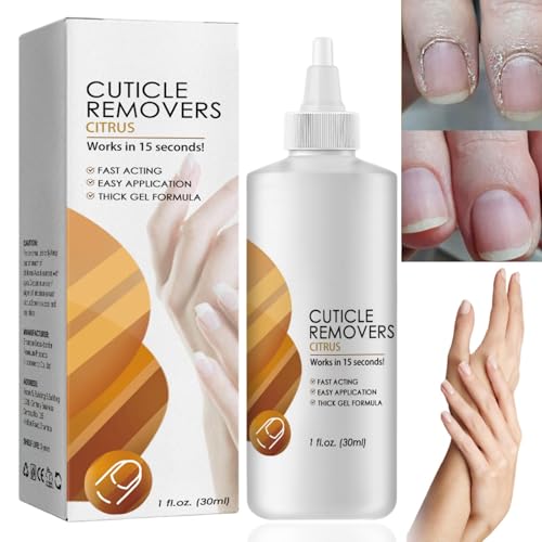 Professional Cuticle Remover Gel and Cream Instant Cuticle Softener for Nails Moisturizing and Strengthening Formula for Brittle Nails Dry Cuticles and Hangnails