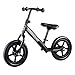 12 Inch Ultra Lightweight and Portable Kids Balance Bike Bicycles Outdoor (Black)