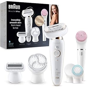 Braun Silk-épil 9 Epilator Beauty Set, Met Flexibele Kop Voor Ontharen, Flex 9-100, Wit/Goud