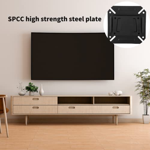 Wall Hung Tv Bracket, 24In Tv Wall Mount Bracket For Most 12-24 Inch Lcd, Led And Plasma Tv, Mount With Large Loading Weight And Spcc High Strength Steel Plate（Aluminium Alloy） #TOP4