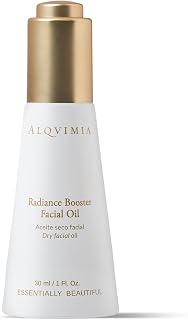 ALQVIMIA Olio viso Radiance Booster con Bio-Retinolo Vegetale 30ml - Olio viso secco...
