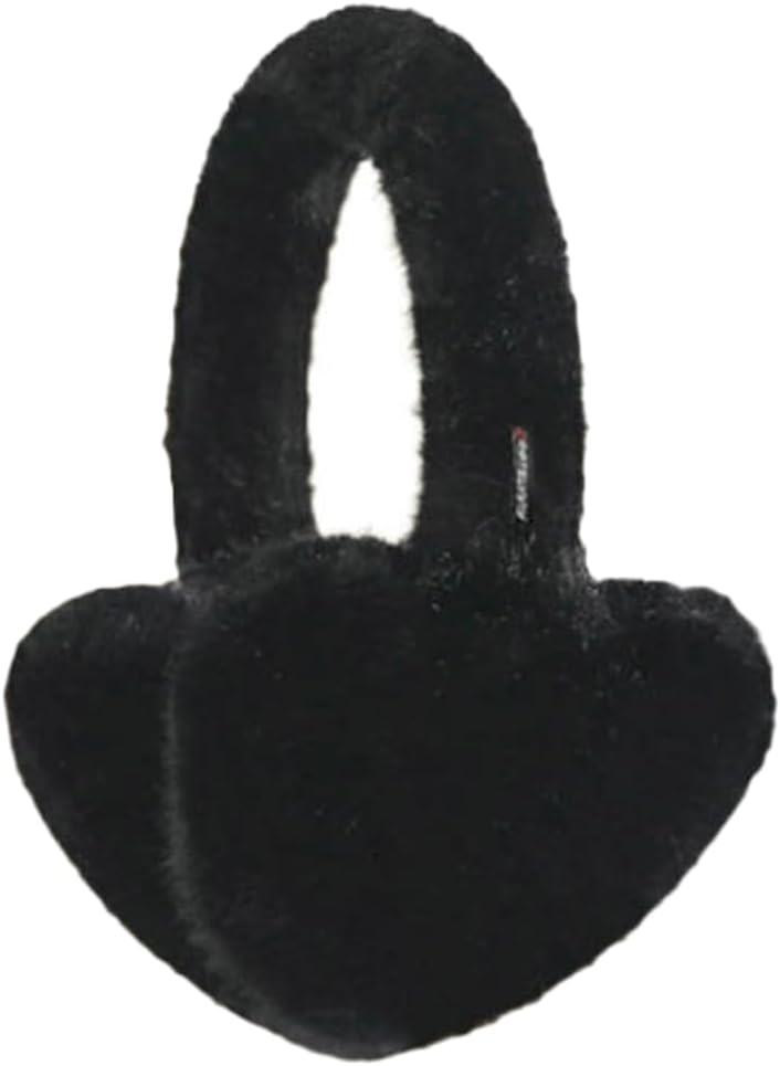 Hycurey Plush Heart Shaped Earmuffs For Women Cute Classic Furry Heart Ear Muffs Faux Fur Warm Fall Winter Outdoor Ear Covers