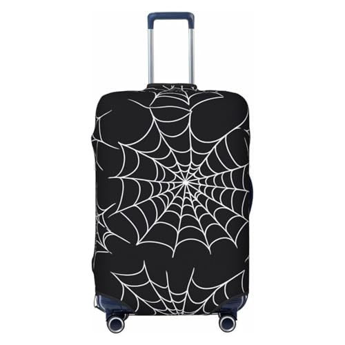 Spider Web Elastic Travel Luggage Cover, Washable Spandex Suitcase Protector, Anti-Scratch Fits 18-32 Inch