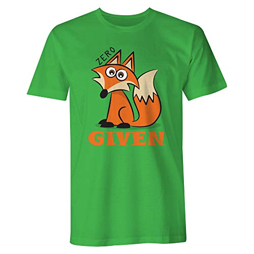 T-shirt homme Zero Fox Given vert irlandais taille S anti-ennui
