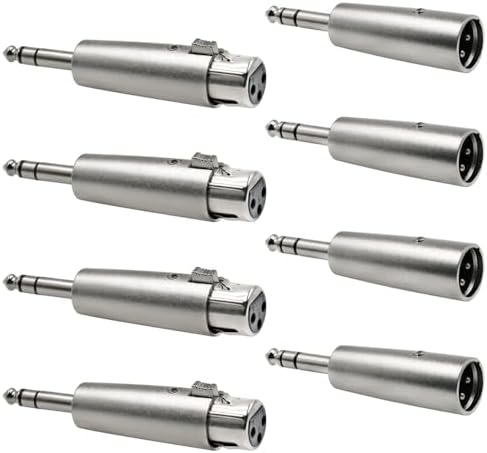 Amazon.com: SINUS LIVE 4 Packs XLR Female Male to 1/4
