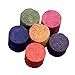 Amosfun Lot de 6 pilules colorées pour gâteau de fumée Effet Rond