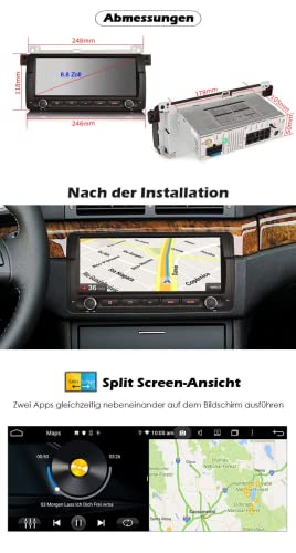 Erisin 8.8 Pollici Autoradio Android 10.0 GPS