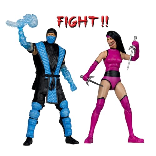 Mortal Kombat Sub Zero VS Mileena - 2pk- Classics WV1